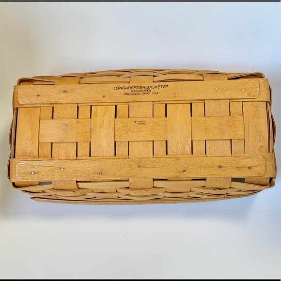 Longaberger Accents Vintage Longaberger Woven Bread Basket Poshmark